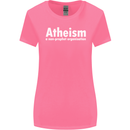 Atheism a Non Profit Organisation Atheist Womens Wider Cut T-Shirt Azalea