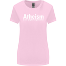 Atheism a Non Profit Organisation Atheist Womens Wider Cut T-Shirt Light Pink