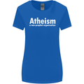 Atheism a Non Profit Organisation Atheist Womens Wider Cut T-Shirt Royal Blue