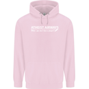 Atheist Airways Funny Atheism Childrens Kids Hoodie Light Pink