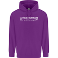 Atheist Airways Funny Atheism Childrens Kids Hoodie Purple