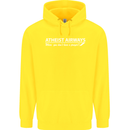 Atheist Airways Funny Atheism Childrens Kids Hoodie Yellow