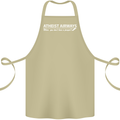 Atheist Airways Funny Atheism Cotton Apron 100% Organic Khaki