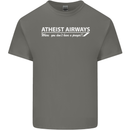 Atheist Airways Funny Atheism Kids T-Shirt Childrens Charcoal