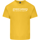 Atheist Airways Funny Atheism Kids T-Shirt Childrens Yellow