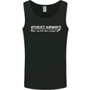 Atheist Airways Funny Atheism Mens Vest Tank Top Black
