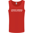 Atheist Airways Funny Atheism Mens Vest Tank Top Red