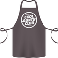 Auntie's Day Member of Cool Aunts Club Cotton Apron 100% Organic Dark Grey