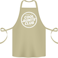 Auntie's Day Member of Cool Aunts Club Cotton Apron 100% Organic Khaki