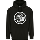 Auntie's Day Member of Cool Aunts Club Mens 80% Cotton Hoodie Black