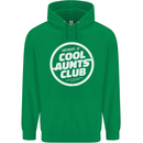 Auntie's Day Member of Cool Aunts Club Mens 80% Cotton Hoodie Irish Green