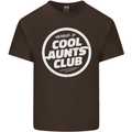 Auntie's Day Member of Cool Aunts Club Mens Cotton T-Shirt Tee Top Dark Chocolate
