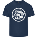 Auntie's Day Member of Cool Aunts Club Mens Cotton T-Shirt Tee Top Navy Blue