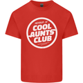 Auntie's Day Member of Cool Aunts Club Mens Cotton T-Shirt Tee Top Red