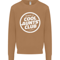 Auntie's Day Member of Cool Aunts Club Mens Sweatshirt Jumper Caramel Latte