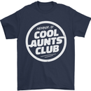 Auntie's Day Member of Cool Aunts Club Mens T-Shirt Cotton Gildan Navy Blue