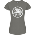 Auntie's Day Member of Cool Aunts Club Womens Petite Cut T-Shirt Charcoal