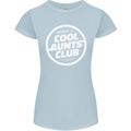 Auntie's Day Member of Cool Aunts Club Womens Petite Cut T-Shirt Light Blue