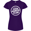 Auntie's Day Member of Cool Aunts Club Womens Petite Cut T-Shirt Purple