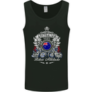 Australian Biker Australia Motorcyle Bike Mens Vest Tank Top Black