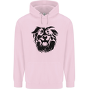Australian Sheepdog Dogs Childrens Kids Hoodie Light Pink