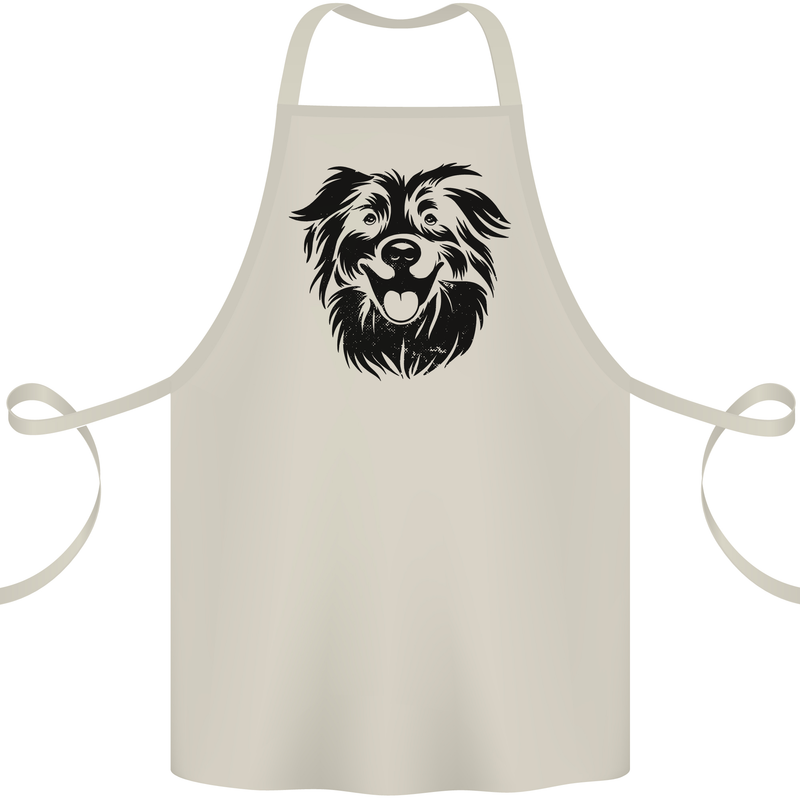 Australian Sheepdog Dogs Cotton Apron 100% Organic Natural