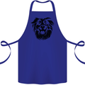 Australian Sheepdog Dogs Cotton Apron 100% Organic Royal Blue
