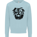 Australian Sheepdog Dogs Kids Sweatshirt Jumper Light Blue