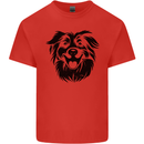 Australian Sheepdog Dogs Kids T-Shirt Childrens Red