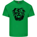 Australian Sheepdog Dogs Mens Cotton T-Shirt Tee Top Irish Green