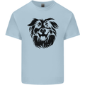 Australian Sheepdog Dogs Mens Cotton T-Shirt Tee Top Light Blue
