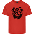 Australian Sheepdog Dogs Mens Cotton T-Shirt Tee Top Red