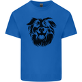 Australian Sheepdog Dogs Mens Cotton T-Shirt Tee Top Royal Blue
