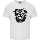 Australian Sheepdog Dogs Mens Cotton T-Shirt Tee Top White