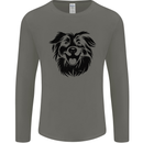 Australian Sheepdog Dogs Mens Long Sleeve T-Shirt Charcoal