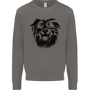 Australian Sheepdog Dogs Mens Sweatshirt Jumper Charcoal