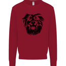 Australian Sheepdog Dogs Mens Sweatshirt Jumper Red