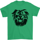 Australian Sheepdog Dogs Mens T-Shirt 100% Cotton Irish Green
