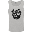 Australian Sheepdog Dogs Mens Vest Tank Top Sports Grey