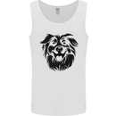 Australian Sheepdog Dogs Mens Vest Tank Top White