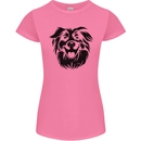 Australian Sheepdog Dogs Womens Petite Cut T-Shirt Azalea