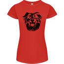 Australian Sheepdog Dogs Womens Petite Cut T-Shirt Red