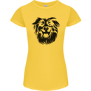 Australian Sheepdog Dogs Womens Petite Cut T-Shirt Yellow
