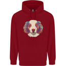 Australian Shepherd Dog Childrens Kids Hoodie Red