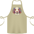 Australian Shepherd Dog Cotton Apron 100% Organic Khaki