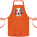 Australian Shepherd Dog Cotton Apron 100% Organic Orange
