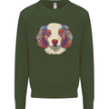 Australian Shepherd Dog Kids Sweatshirt Jumper Forest Green