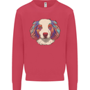 Australian Shepherd Dog Kids Sweatshirt Jumper Heliconia