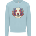 Australian Shepherd Dog Kids Sweatshirt Jumper Light Blue