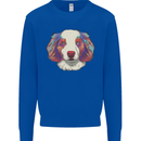 Australian Shepherd Dog Kids Sweatshirt Jumper Royal Blue